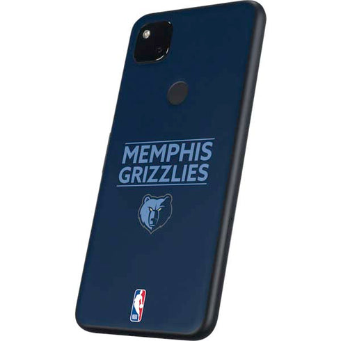 NBA Memphis Grizzlies Standard -  Blue Google Pixel 4a Skin